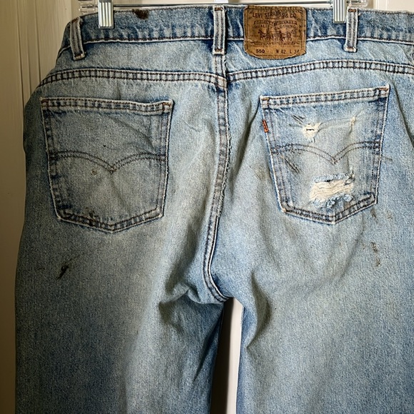 Vintage Levi’s Jeans W 42 L 34 Distressed - Picture 14 of 14